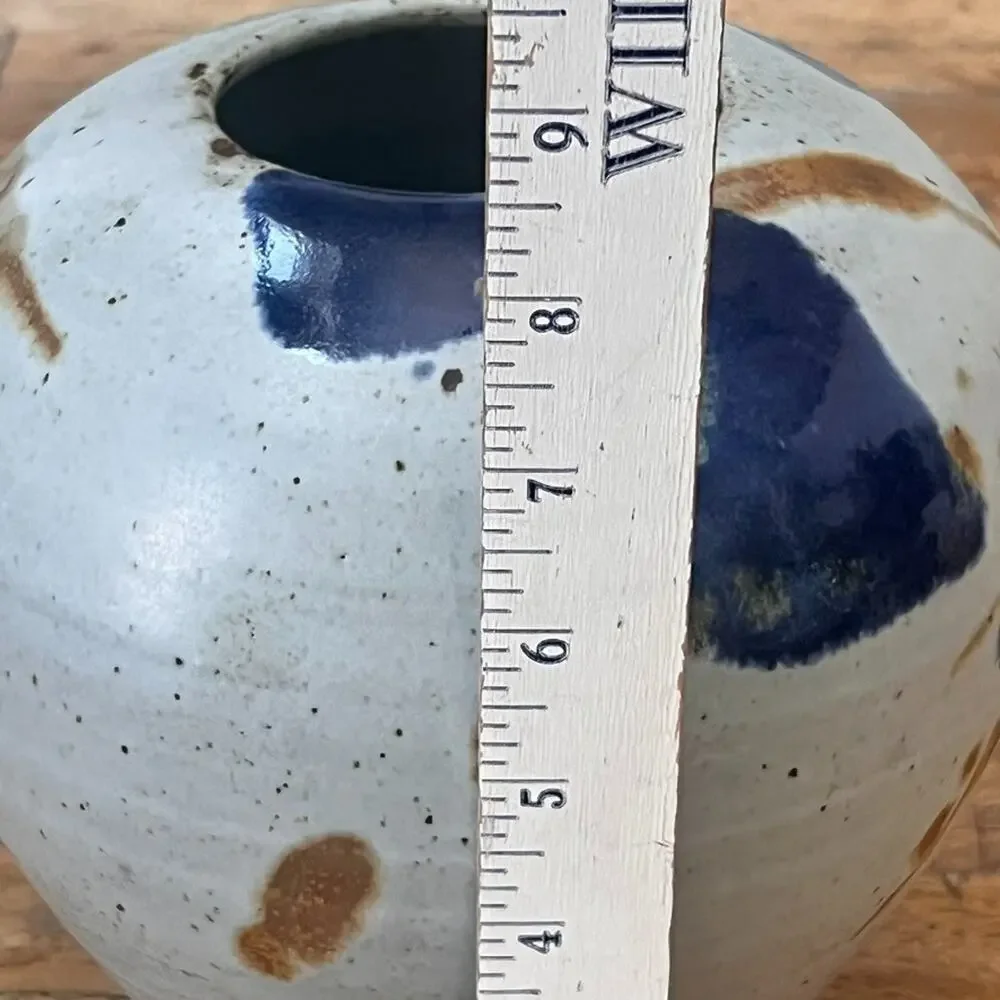 Studio Pottery Stoneware Vase 8.5